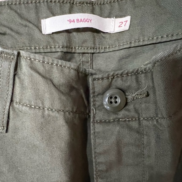 Levi's Olive Straight Leg Cargo Pants - Picture 4 of 5